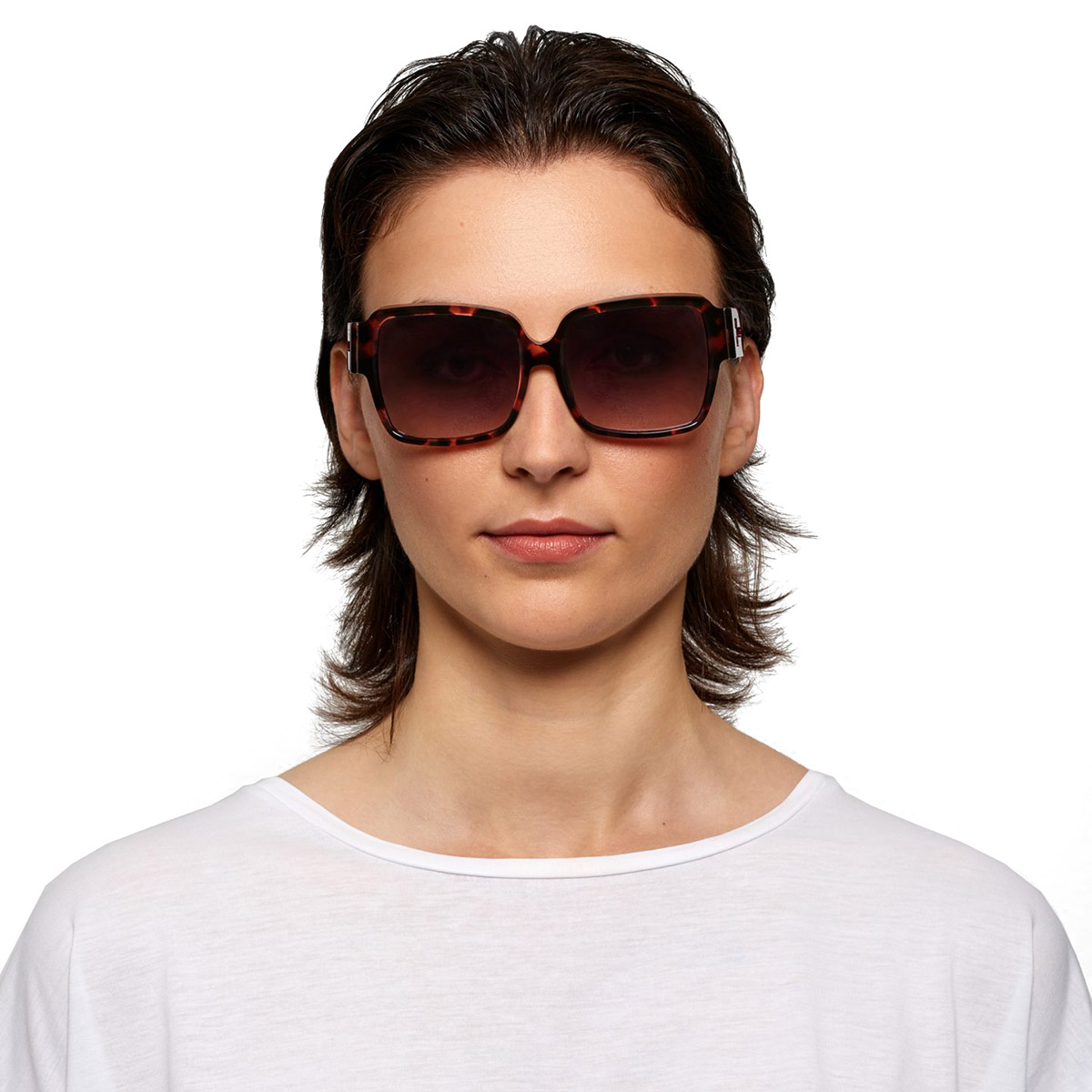 Ic! Berlin Sara EcoBlush Sunglasses On Female Model