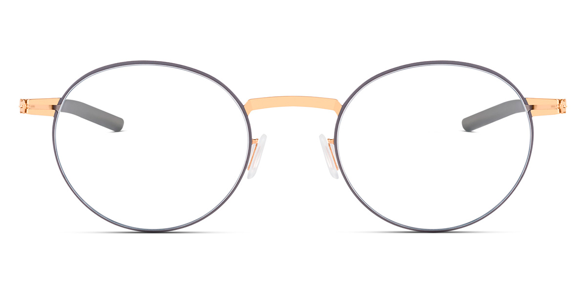 Ic! Berlin Sarma 2.0 Bouldergold Circle Eyeglasses Front View