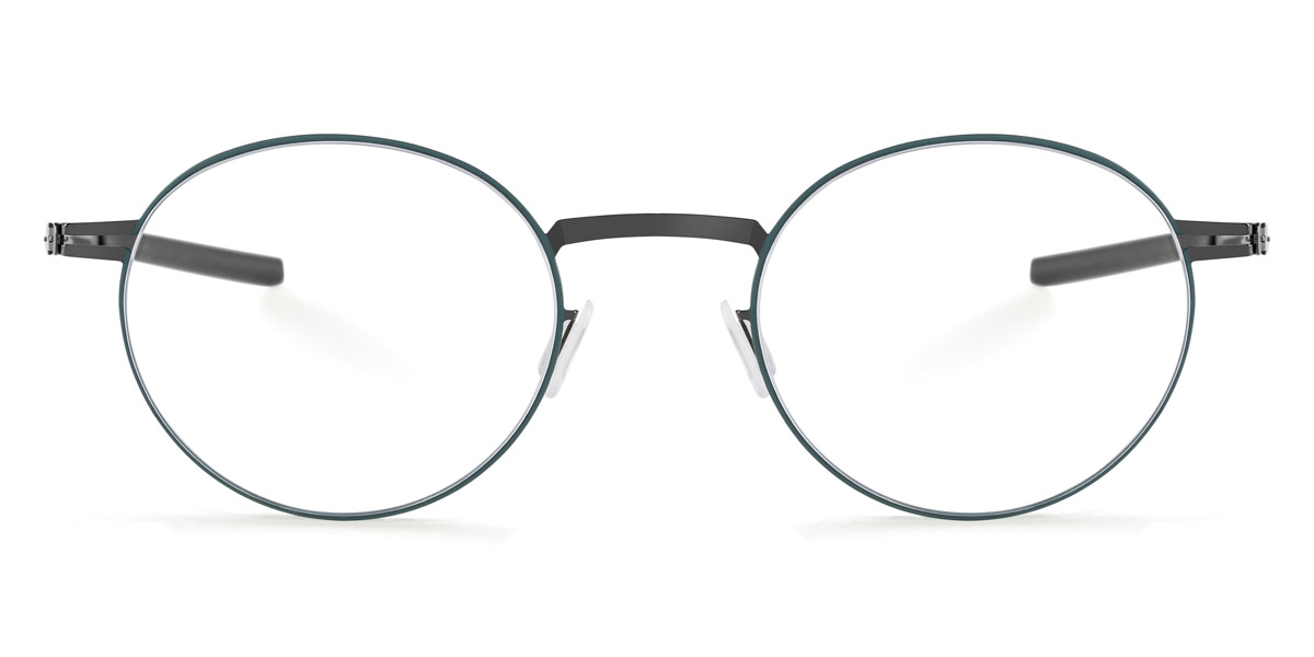 Ic! Berlin Sarma Spruce Gun Circle Eyeglasses Front View
