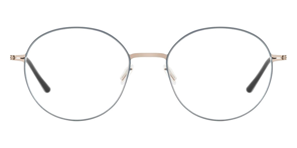 Ic! Berlin Sia Bronze-Taubenblau Circle Eyeglasses Front View