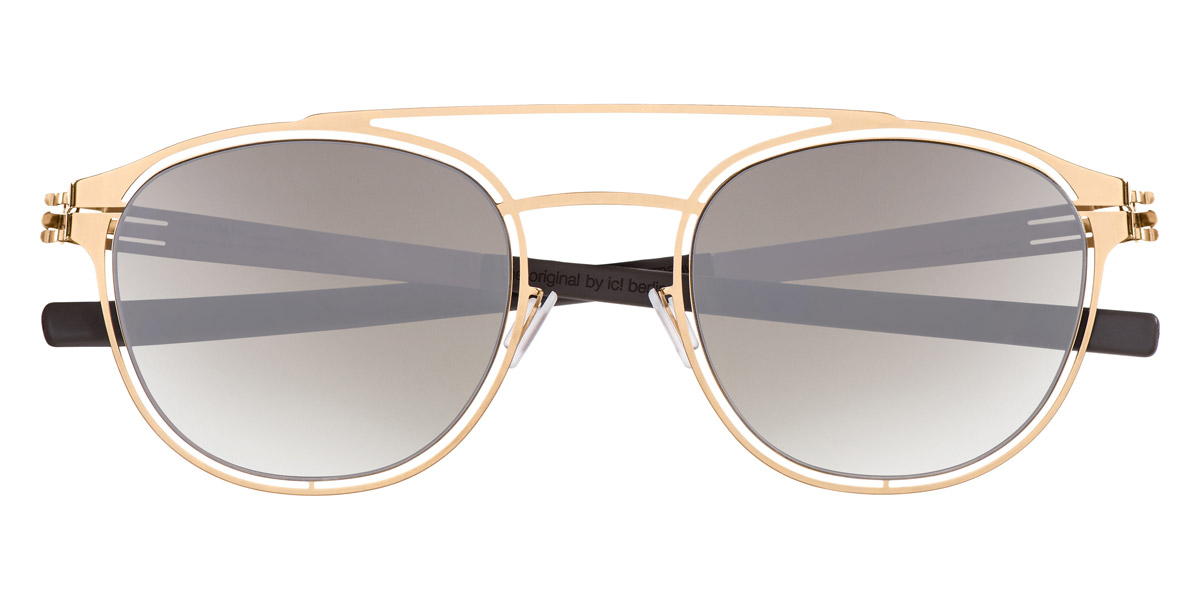 Ic! Berlin Simplicity Rosé-Gold Sunglasses Front View