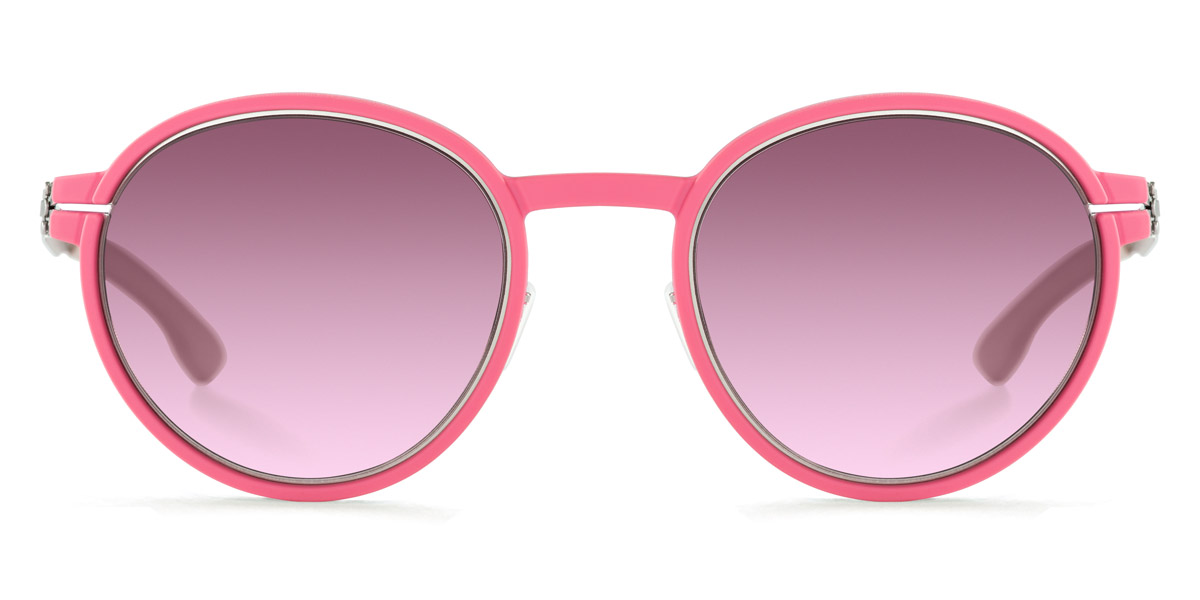 Ic! Berlin Skyway Pearl-Pink-Amethyst Sunglasses Front View