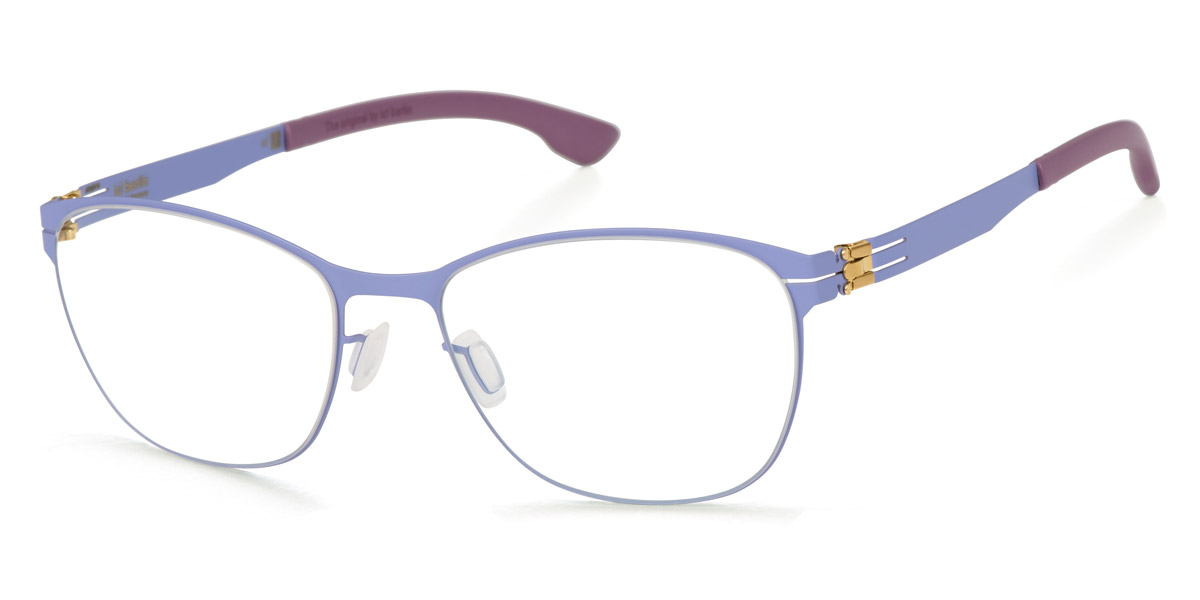 Ic! Berlin Sonja M. Gold Lilac Eyeglasses Side View