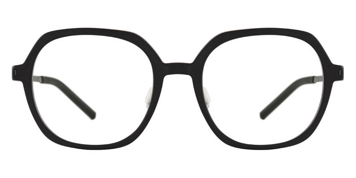 Ic! Berlin Sora Black-Matt Eyeglasses Front View