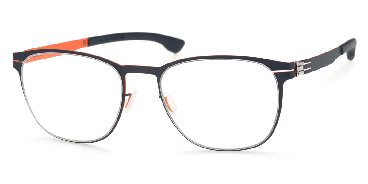 Ic! Berlin Stefan K. Blue Flame Eyeglasses Side View