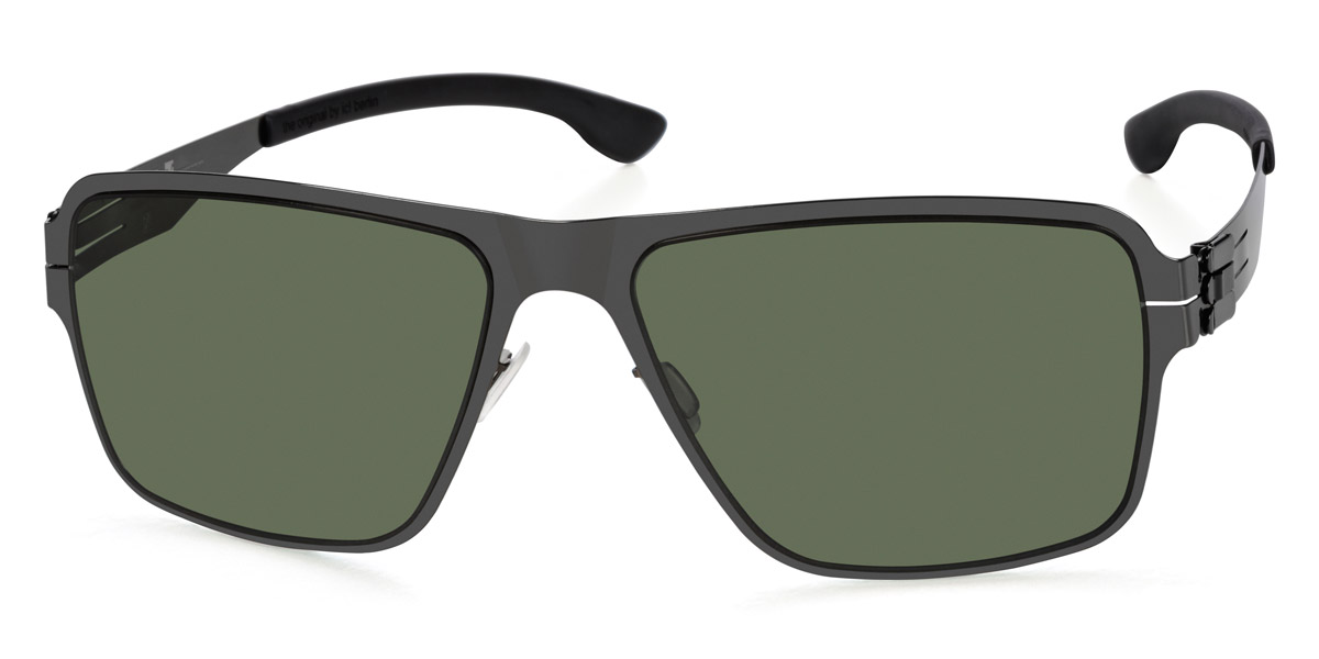 Ic! Berlin Steve B. Gunmetal Sunglasses Side View