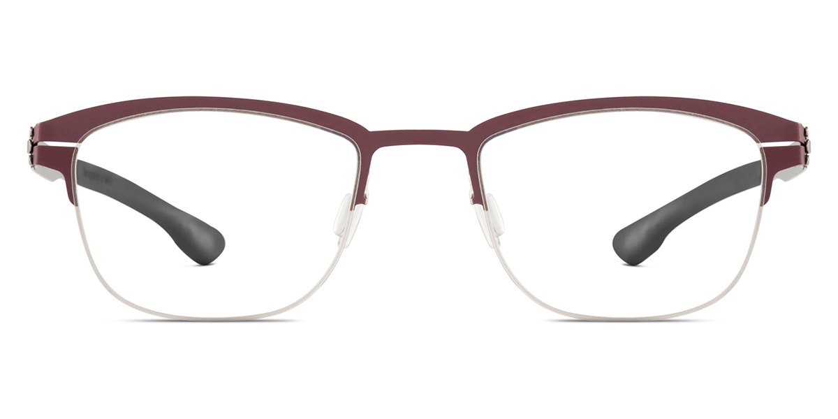 Ic! Berlin Sulley Bordeaux Pearl Pop Eyeglasses Front View