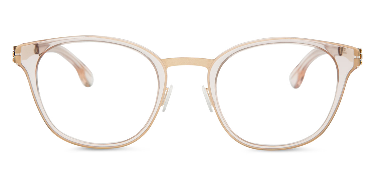 Ic! Berlin Susan W. Rosé-Gold-Ice-Tea Eyeglasses Front View