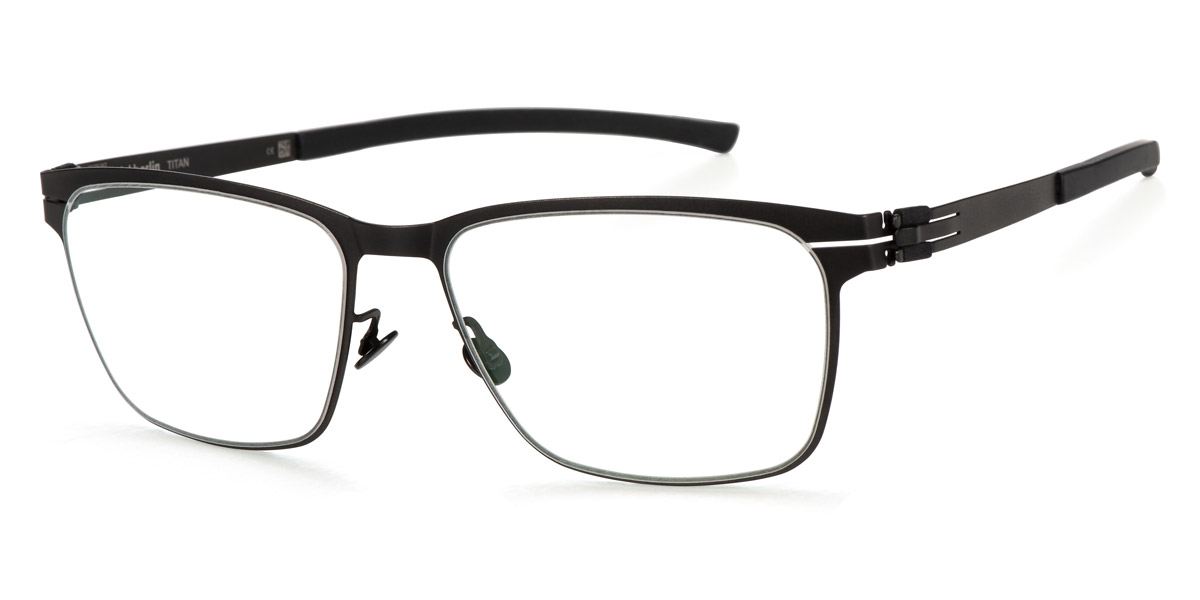 Ic! Berlin T 117 TT-Black Eyeglasses Side View