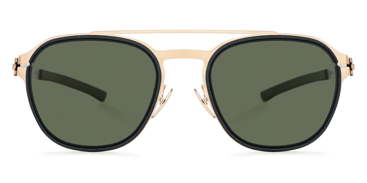 Ic! Berlin T 119 Champagne-Ivy-Green Sunglasses Front View