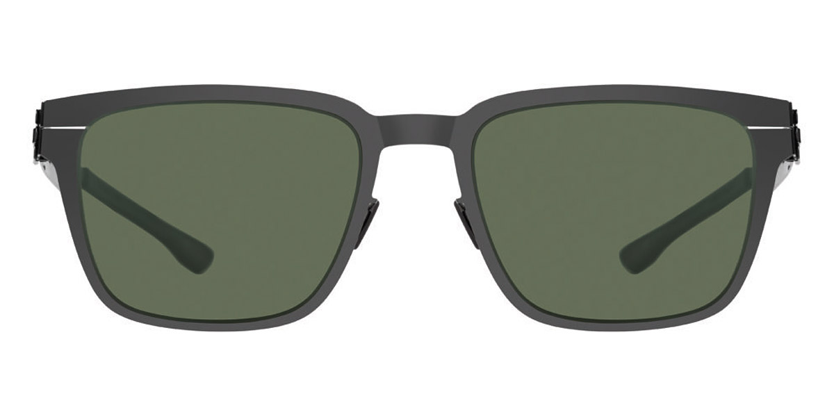 Ic! Berlin Tanner Gun-Metal Sunglasses Front View