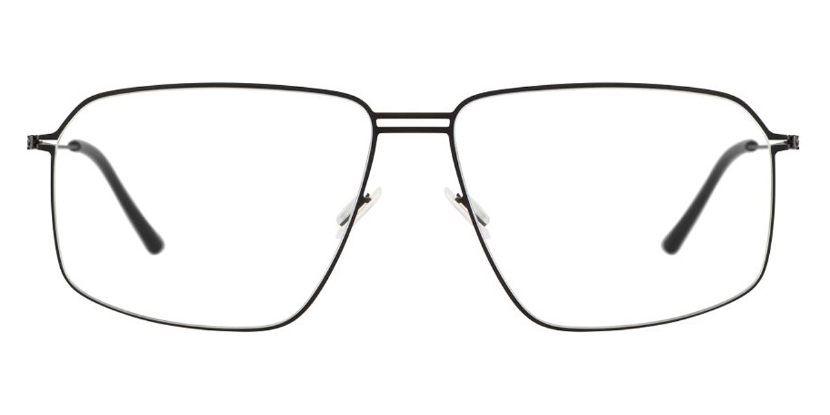 Ic! Berlin Teo Black Eyeglasses Front View