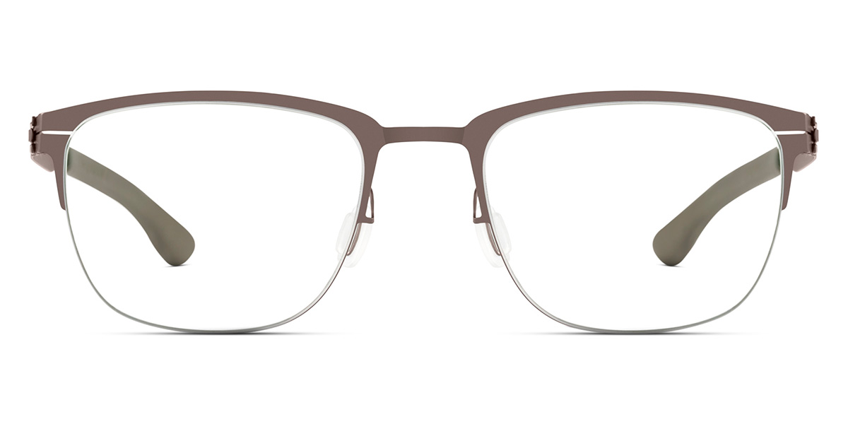 Ic! Berlin The Lone Wolf Large Graphite Eyeglasses Front View