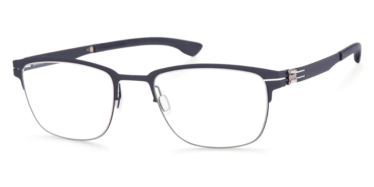Ic! Berlin The Lone Wolf SE Marine Blue Eyeglasses Side View
