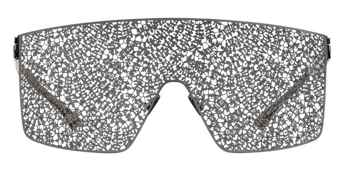 Ic! Berlin The Veil Black Sunglasses Front View
