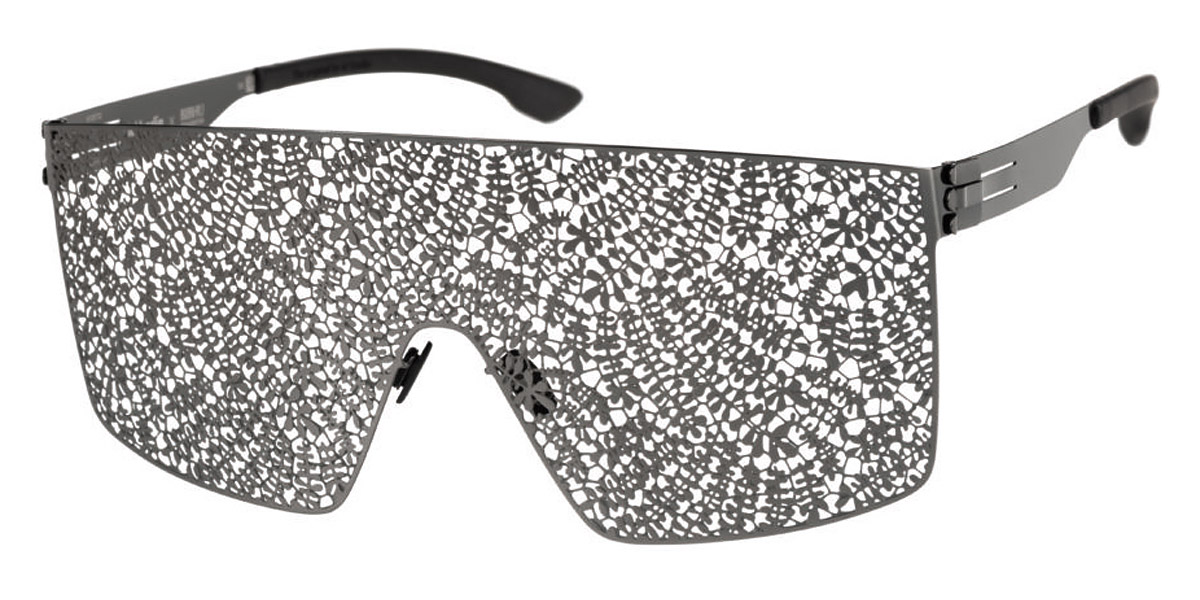 Ic! Berlin The Veil Black Sunglasses Side View