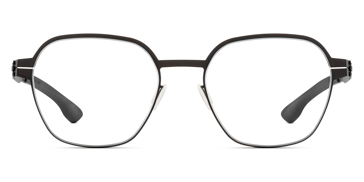 Ic! Berlin Theda Black Eyeglasses Front View