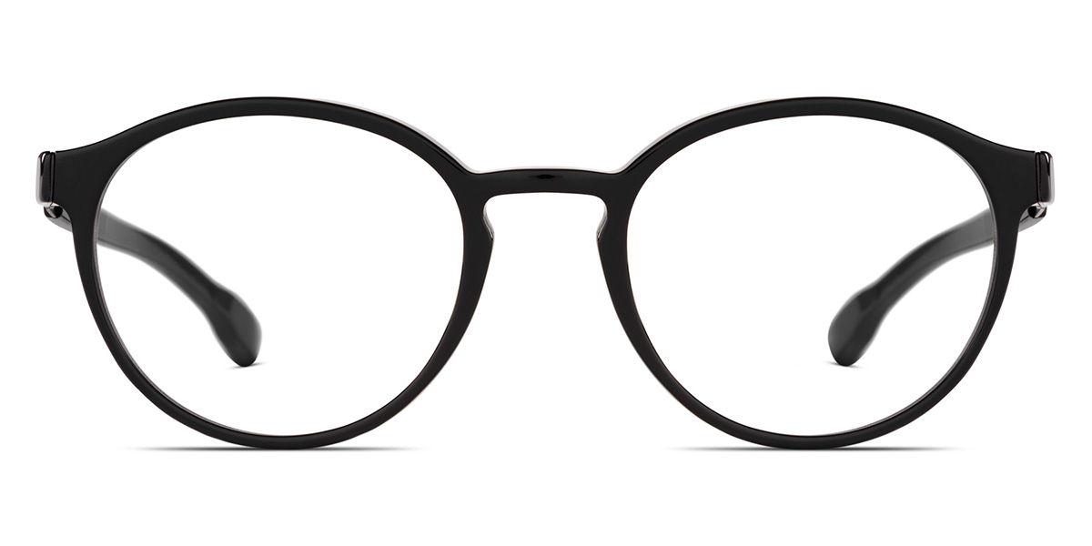 Ic! Berlin Theorem Black Aze Eyeglasses Front View