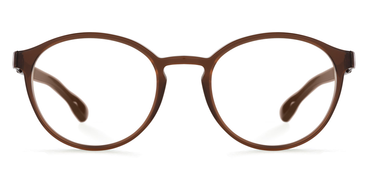 Ic! Berlin Theorem Mahagony Eyeglasses Front View