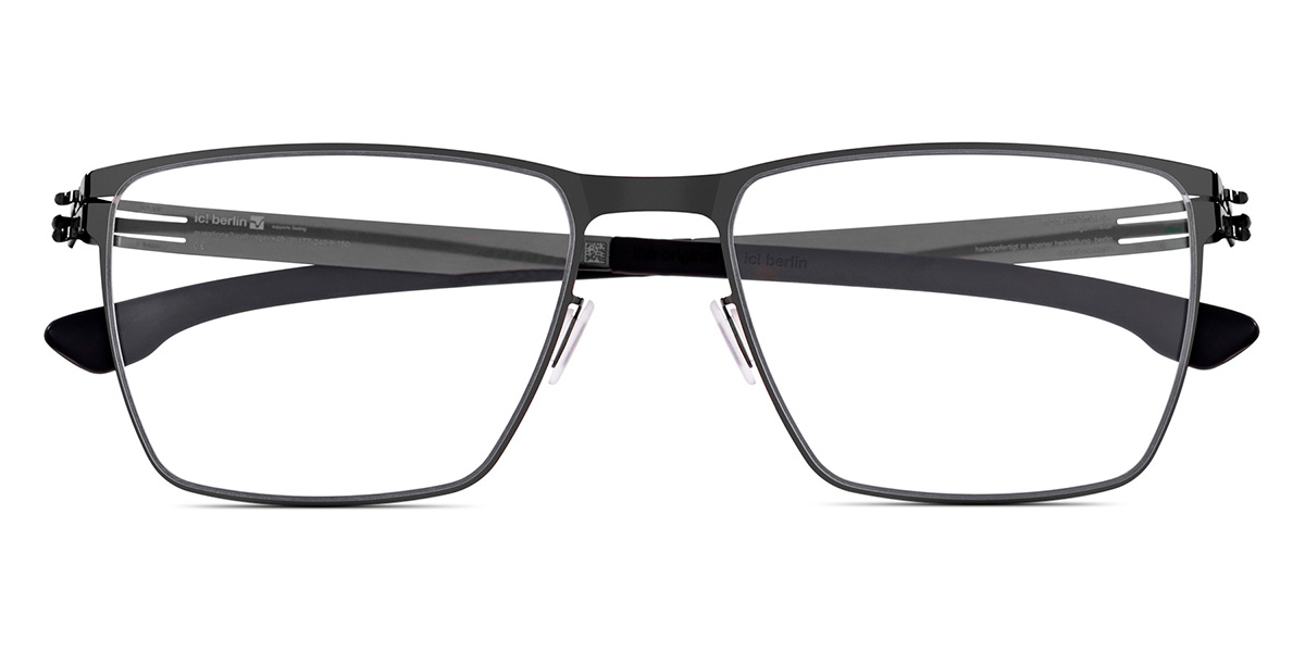 Ic! Berlin Thomas A. Gunmetal Eyeglasses Front View