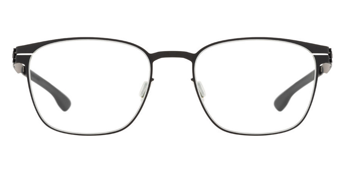 Ic! Berlin Tilmann Black Eyeglasses Front View
