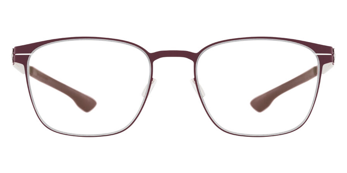 Ic! Berlin Tilmann Bordeaux-Pearl Eyeglasses Front View