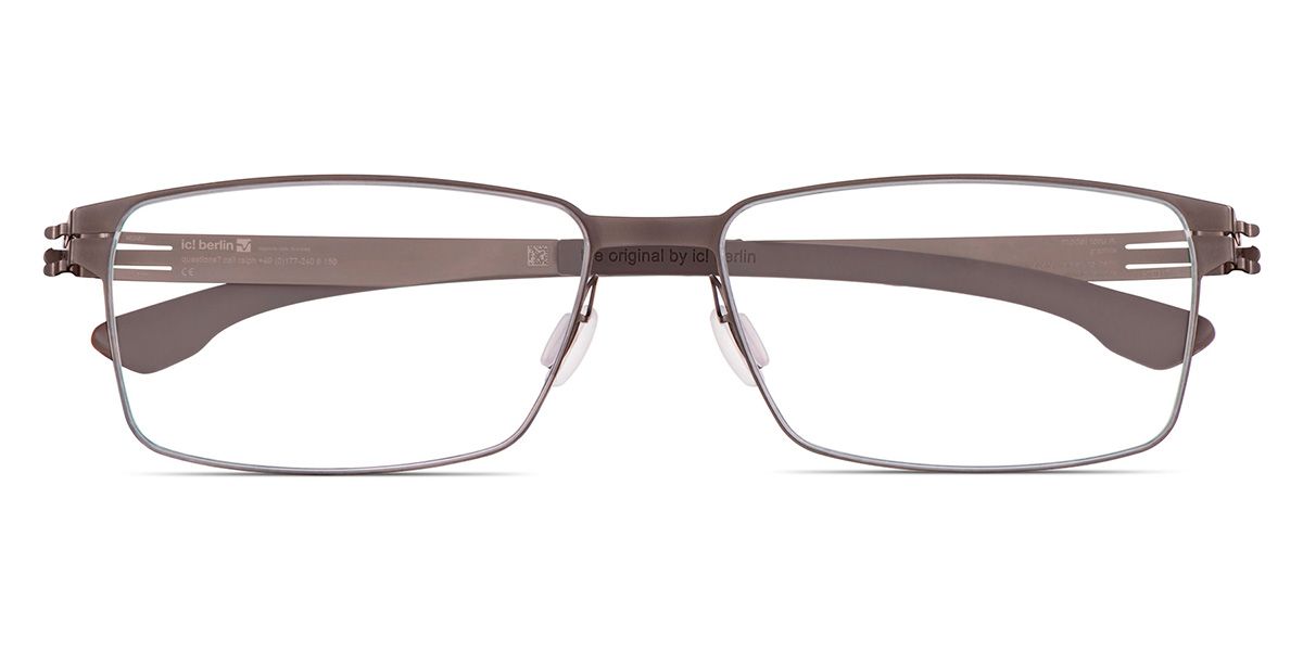Ic! Berlin Toru N. Graphite Eyeglasses Front View