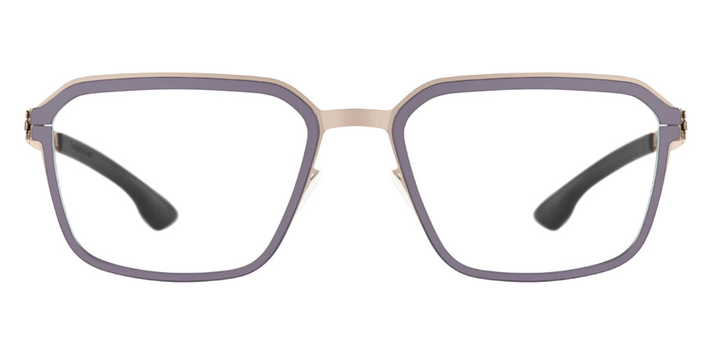 Ic! Berlin Tungsten Bronze Aubergine Eyeglasses Front View