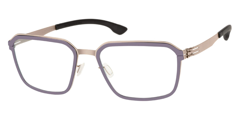 Ic! Berlin Tungsten Bronze Aubergine Eyeglasses Side View