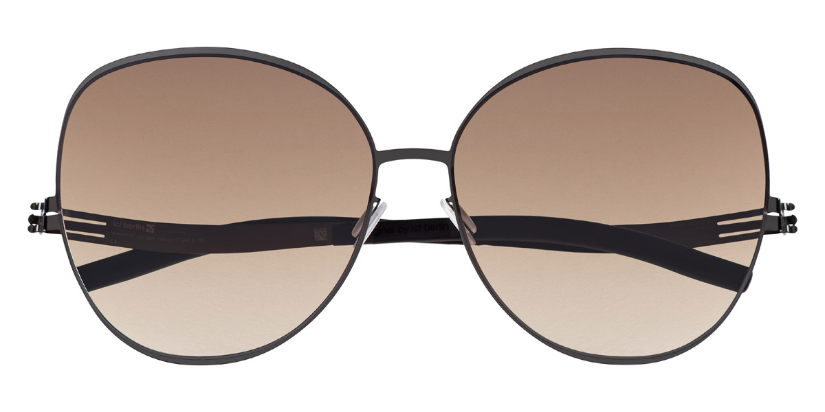 Ic! Berlin Virginia P. Gunmetal Sunglasses Front View