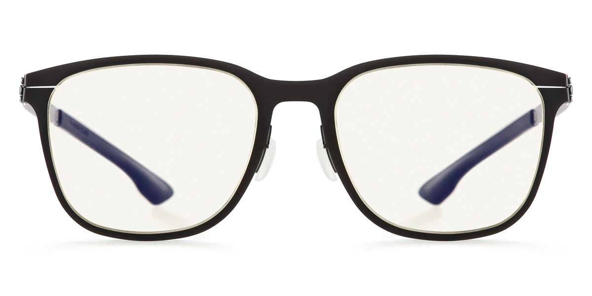 Ic! Berlin Vitan V. Black Eyeglasses Front View