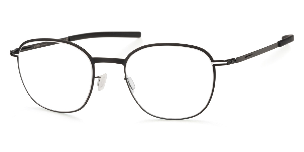 Ic! Berlin Vorias Black Eyeglasses Side View