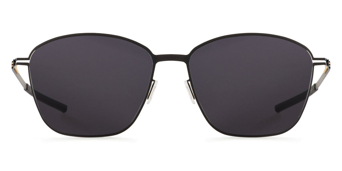 Ic! Berlin Warm Braw Black Sunglasses Front View