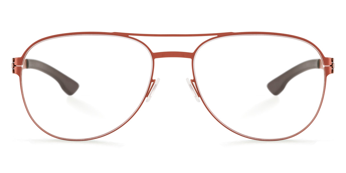 Ic! Berlin Wolfener Copper Clay Eyeglasses Front View