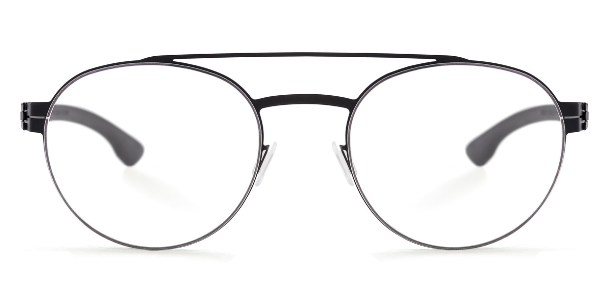 Ic! Berlin X-Berg Black Eyeglasses Front View