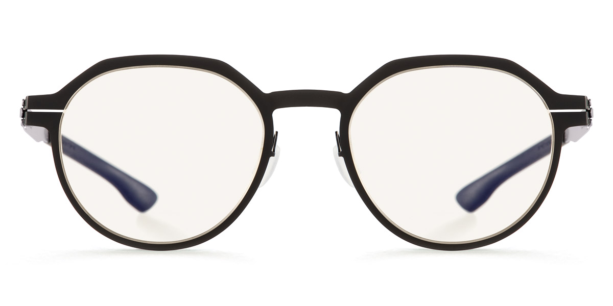 Ic! Berlin Xavier V. Black Pearl Eyeglasses Front View
