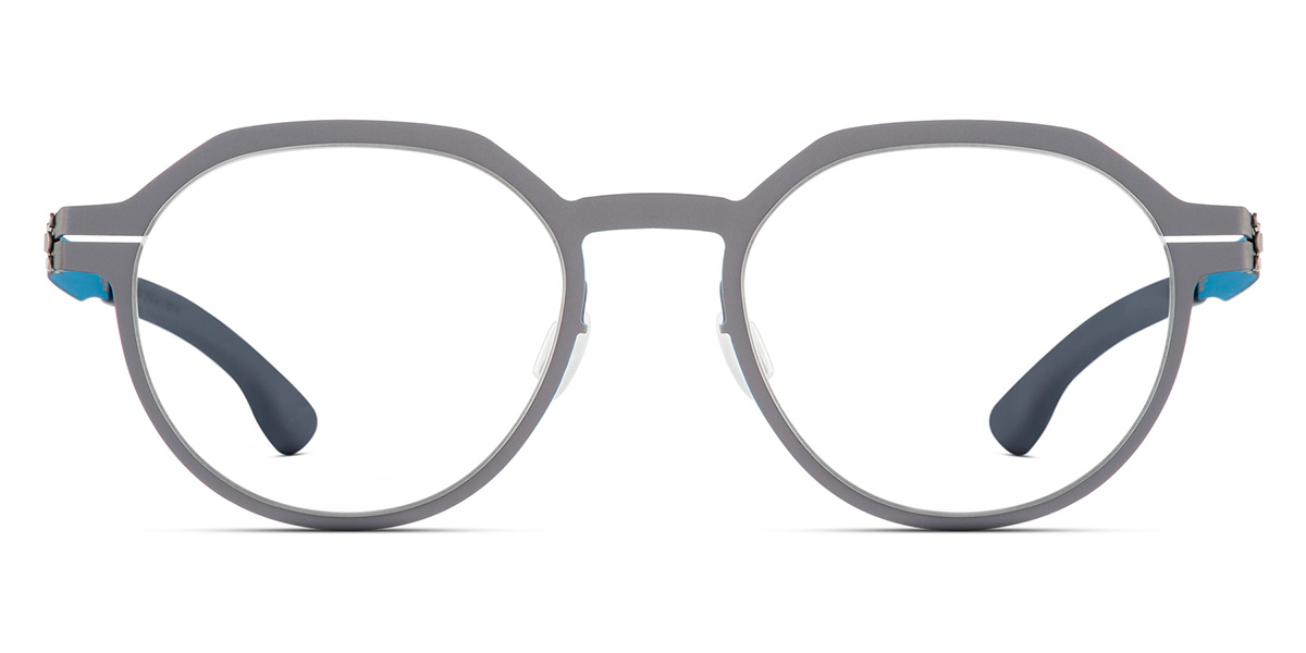 Ic! Berlin Xavier V. Boulder Blue Eyeglasses Front View