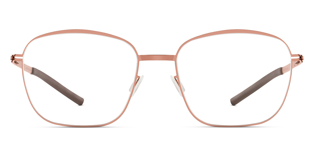 Ic! Berlin Yalca Shiny Copper Eyeglasses Front View
