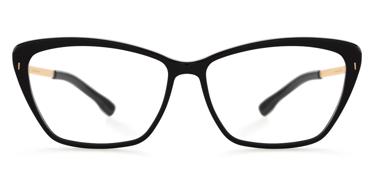 Ic! Berlin Zelda Black Eyeglasses Front View