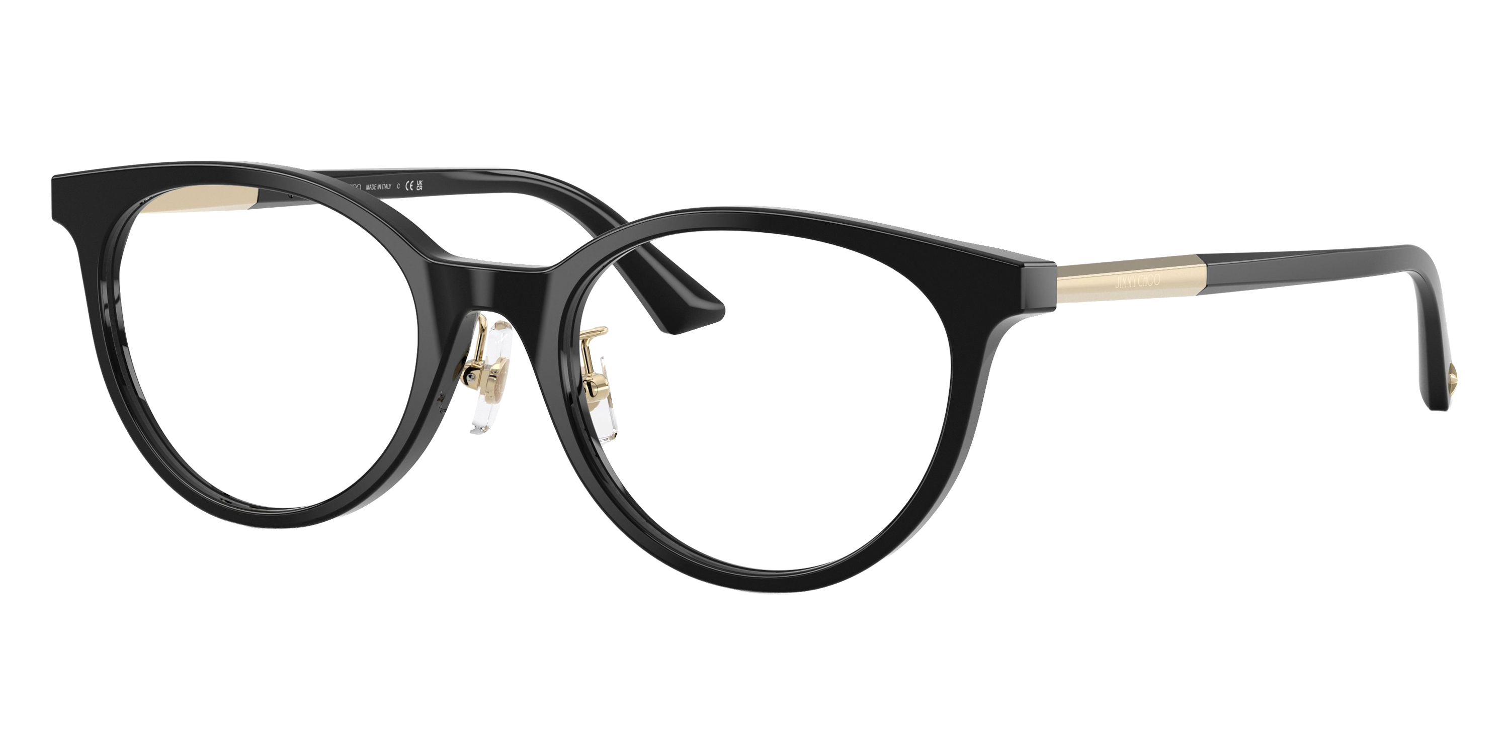 Color: Black/Pale Gold (5000) - Jimmy Choo JC3039D500048