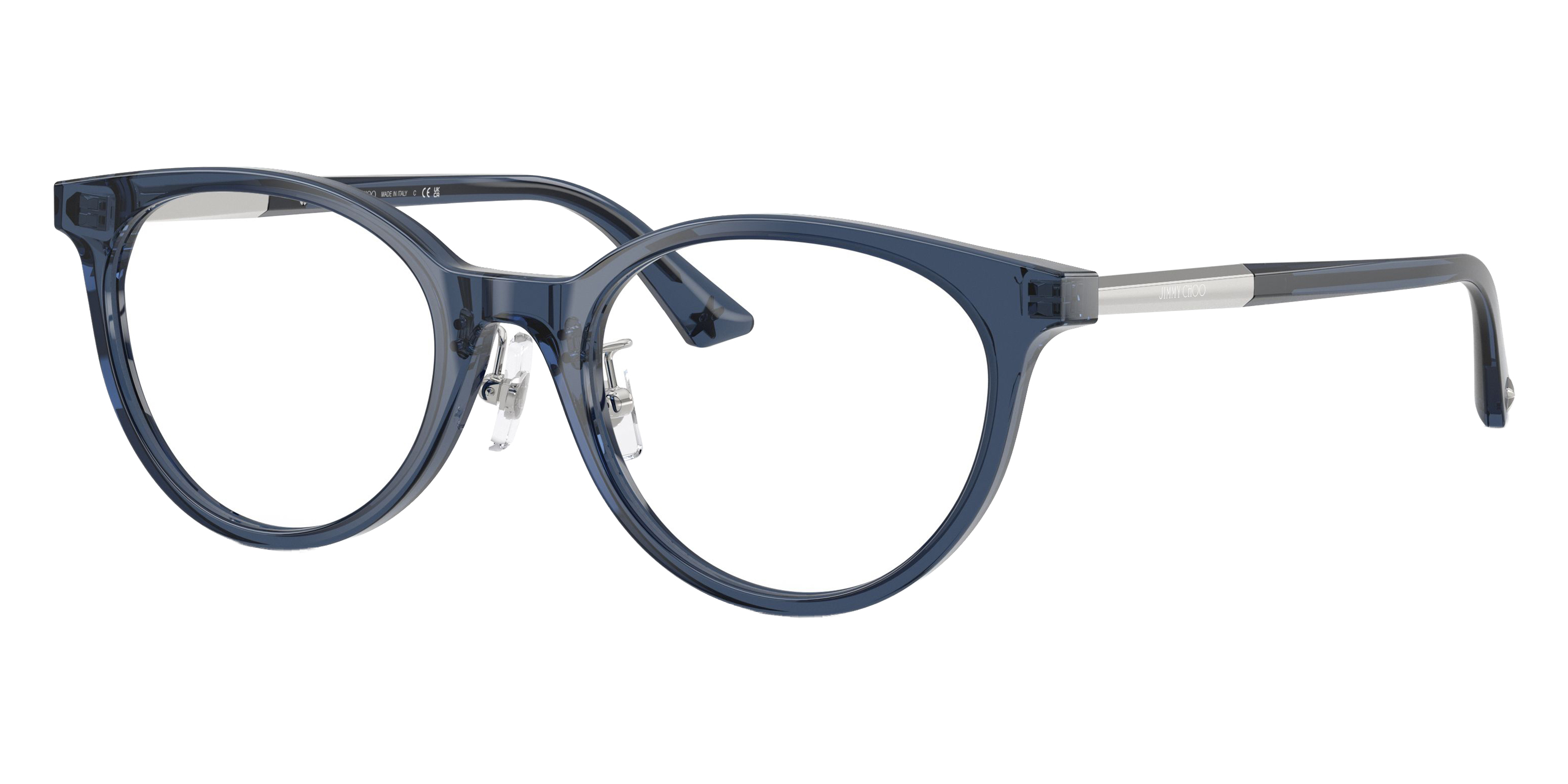 Color: Transparent Navy/Silver (5035) - Jimmy Choo JC3039D503548
