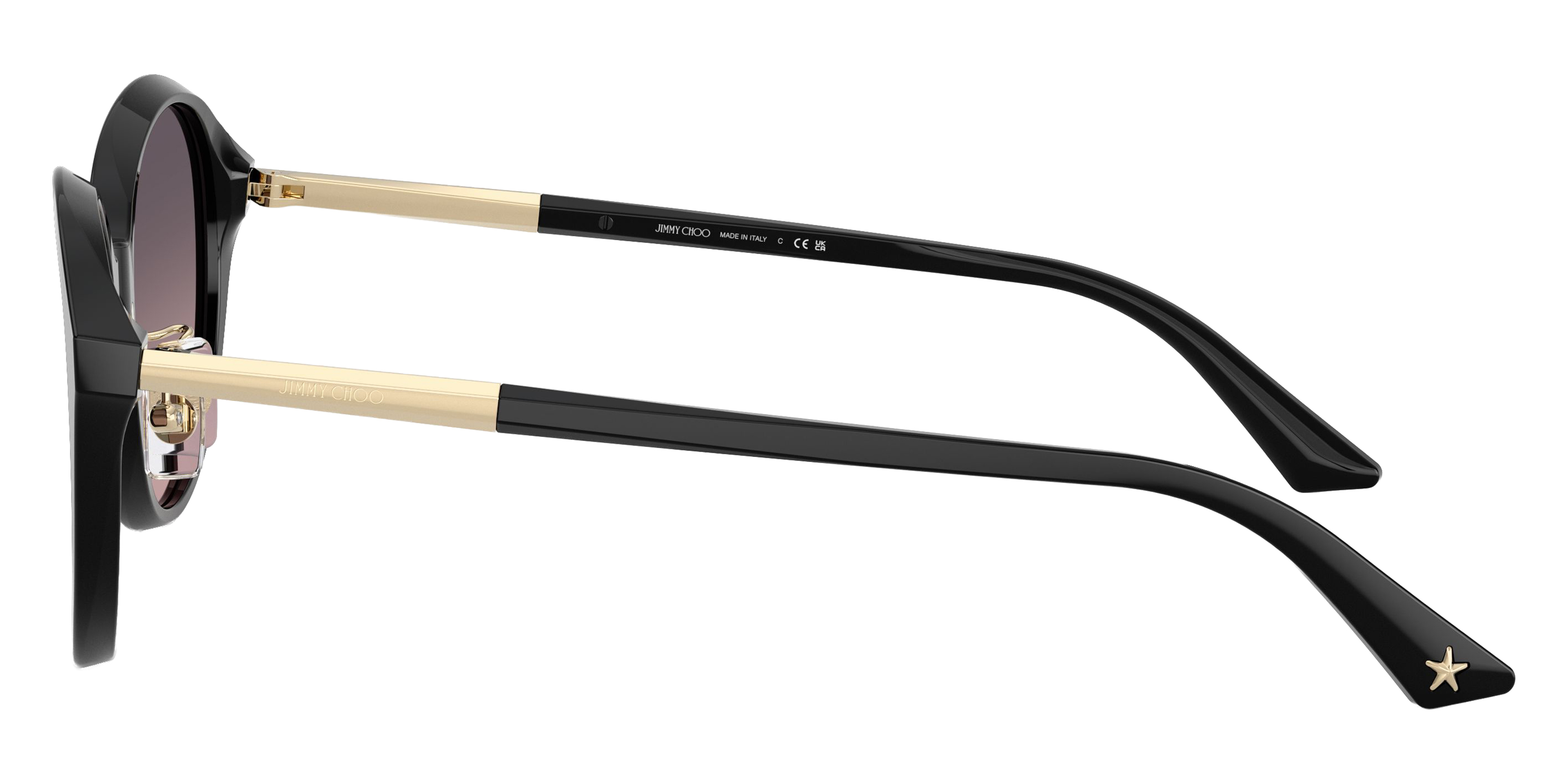 Color: Black/Pale Gold (500046) - Jimmy Choo JC5044D50004654