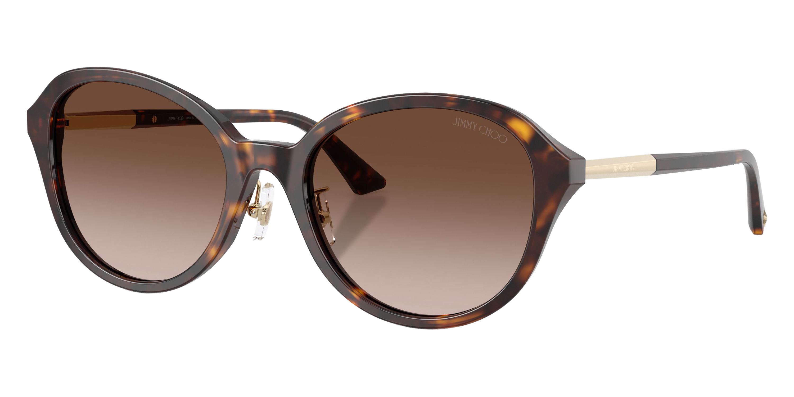 Color: Havana/Pale Gold (500213) - Jimmy Choo JC5044D50021354