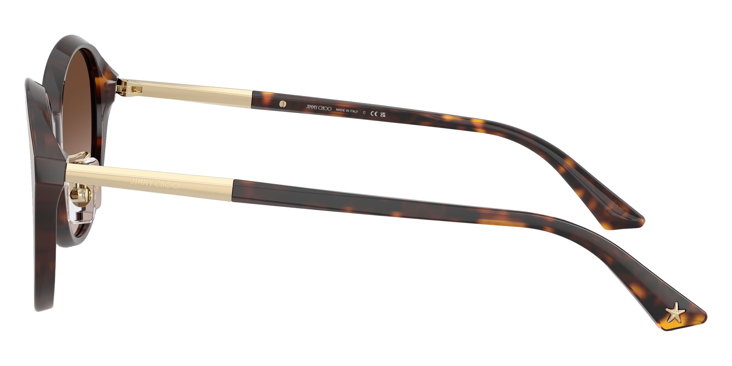 Color: Havana/Pale Gold (500213) - Jimmy Choo JC5044D50021354