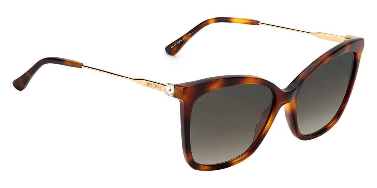 JIMMY CHOO キャットアイフレムサンクラス SEBAS 086 Jimmy Choo Brown Gradient Cat Eye Ladies Sunglasses JULIEKA