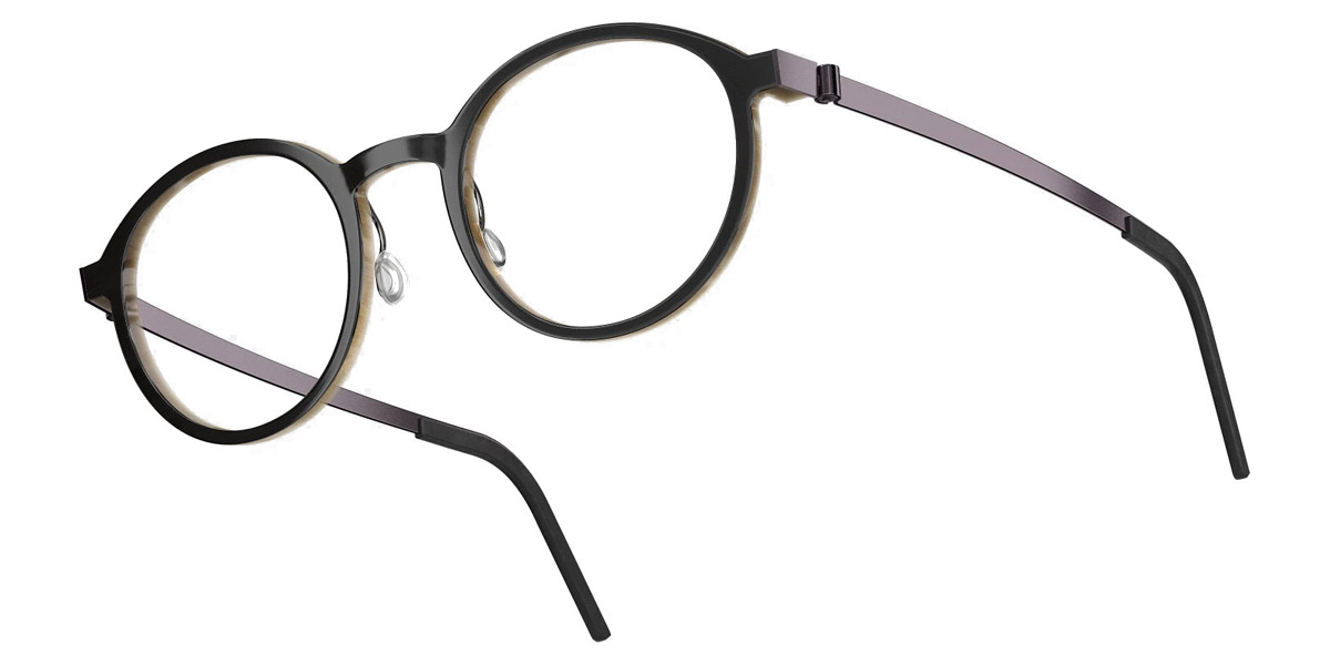 Color: Deep Black/Light Brown PU14 SL49 Light Silver Mirrored-Gray- Lindberg Buffalo Titanium LND1828H26PU1448