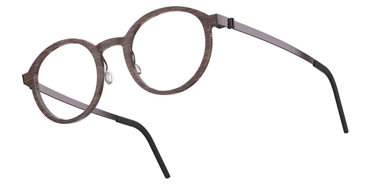 Color: Smoked Oak/Dark Brown PU14 IP01 Brown Polarized- Lindberg Buffalo Titanium LND1828WB11PU1448