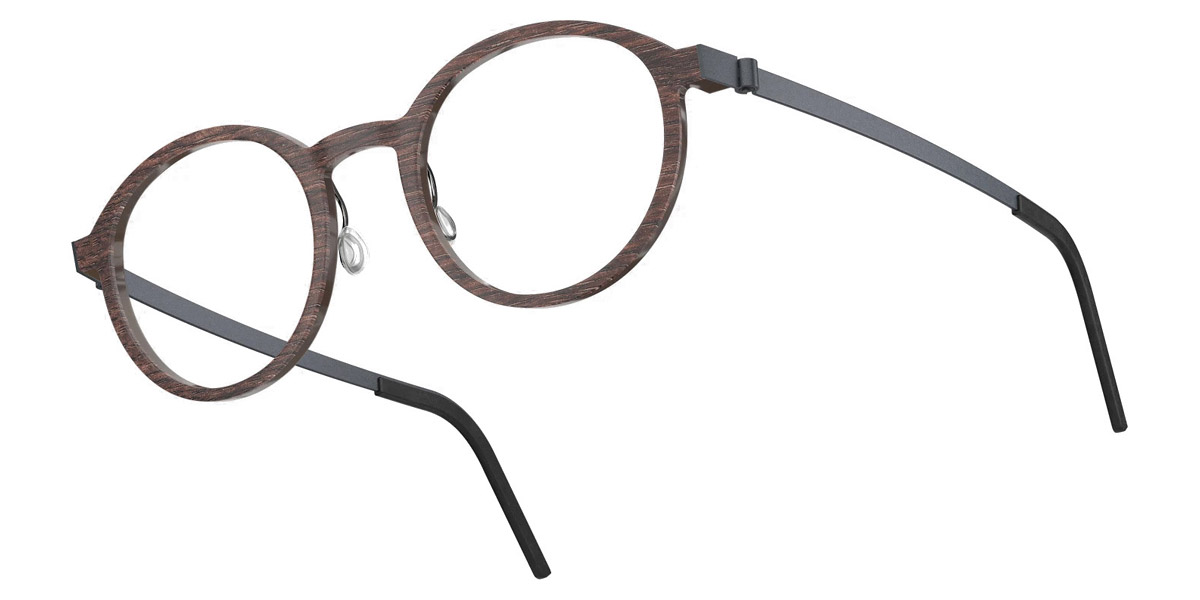 Color: Smoked Oak/Dark Brown U16 SL18 Gray/Brown Gradient- Lindberg Buffalo Titanium LND1828WB11U1648