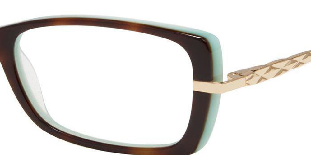 Color: Havana Aqua (0GHG) - Liz Claiborne LZC6590GHG53