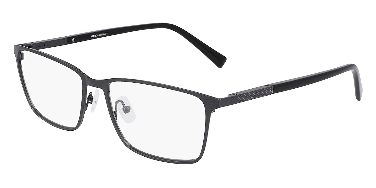 Marchon NYC™ M2024 002 56 Satin Black Eyeglasses